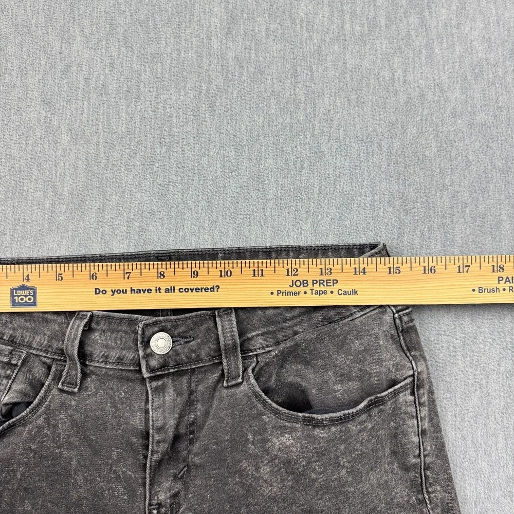 Levis Jeans Women 30X26 535 Black Super Skinny Ankle Stretch Stonewash Pants